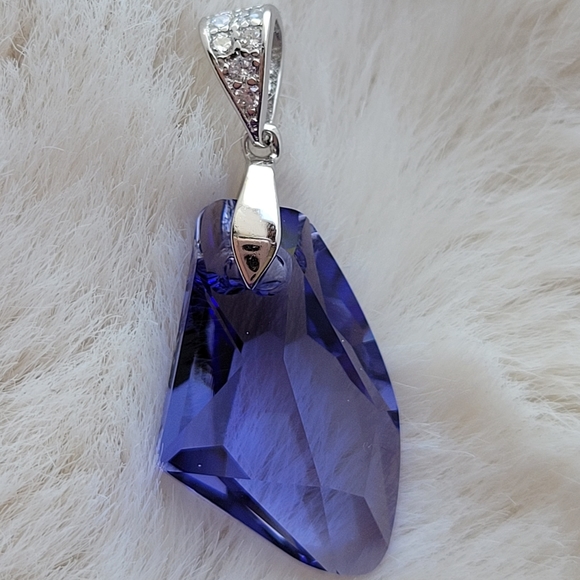 ❤️❤️Sparkle By 7K Tanzanite Necklace - Picture 2 of 6